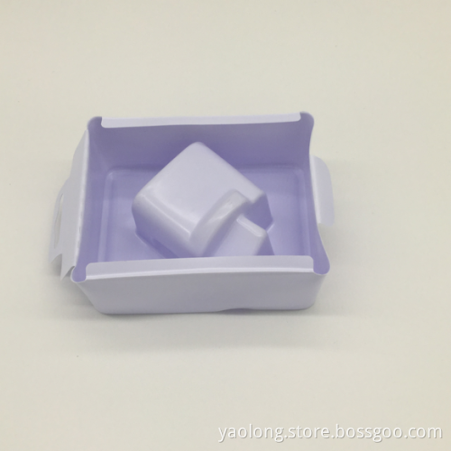 vacuum formed packaging white plastic blister tray
